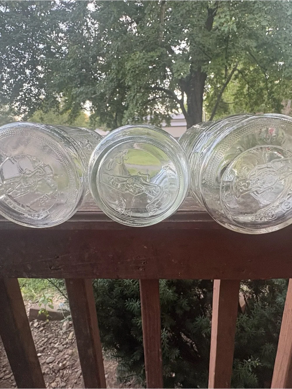Vintage Plantar Peanuts jars. Lot of 3. 1981, 1982, and 75 th Anniversary jar.